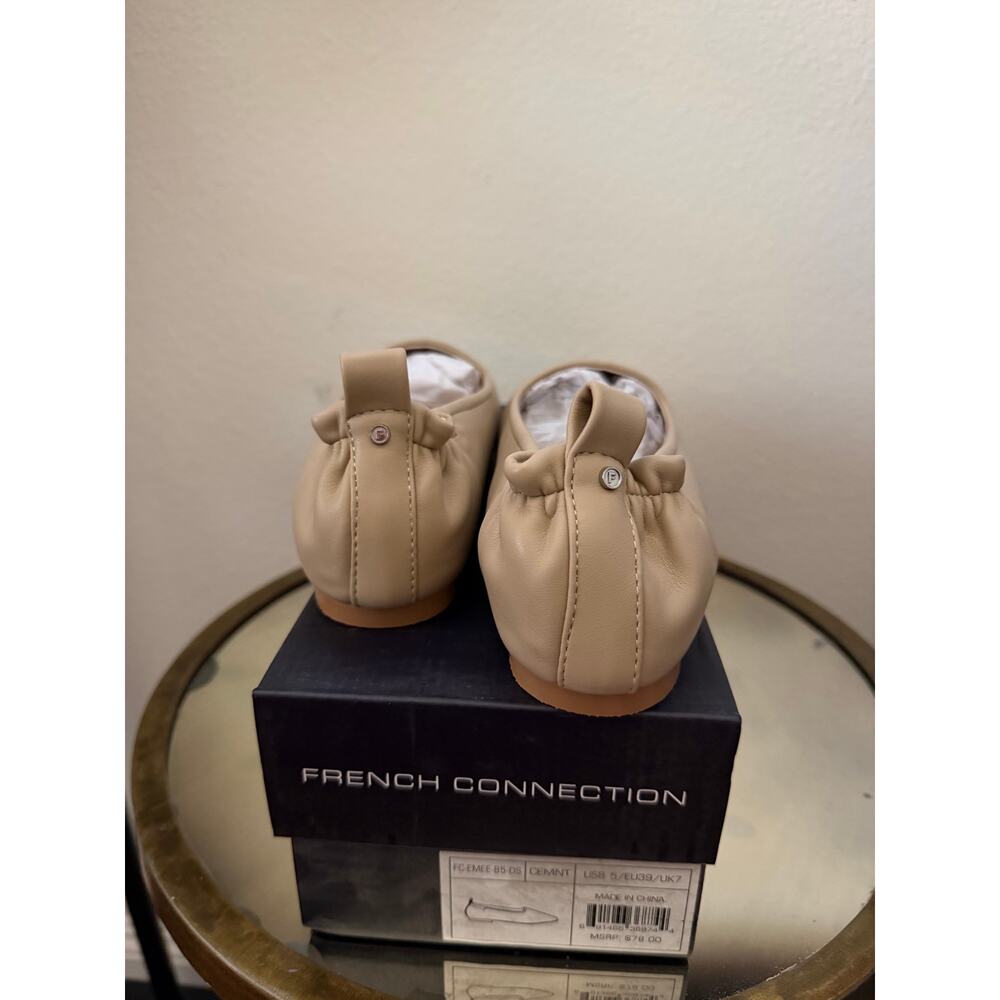 New French connection Emee nude flats size 8.5 - Picture 4 of 5